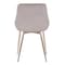 Armen Living Heidi Gray Velvet Dining Accent Chair with Chrome Metal Legs LCHESICHRGR - alternate 7